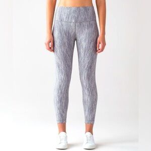 lululemon Wunder Under HR  25” Tight Arrow Jacquard Gray Size 10